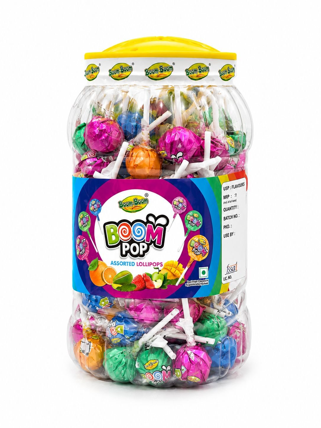 Boom Pop Assorted Lollipops