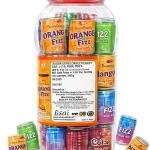 Boom Boom Fizzy Candy Jar | Assorted Soda Pop Candy | Lemon, Orange, Litchi & Strawberry Flavours